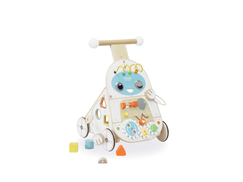 Dřevěné interaktivní chodítko - Robot