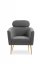 Armchair MELISA (Gray / Gold)