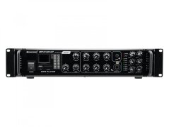 Omnitronic MPVZ-120.6P, 100V 6-zónový mixážny zosilňovač, 120W, MP3