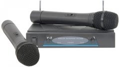 QTX VHF-2, bezdrôtový mikrofón, 2 kanálový, 173,8 + 174,8 MHz