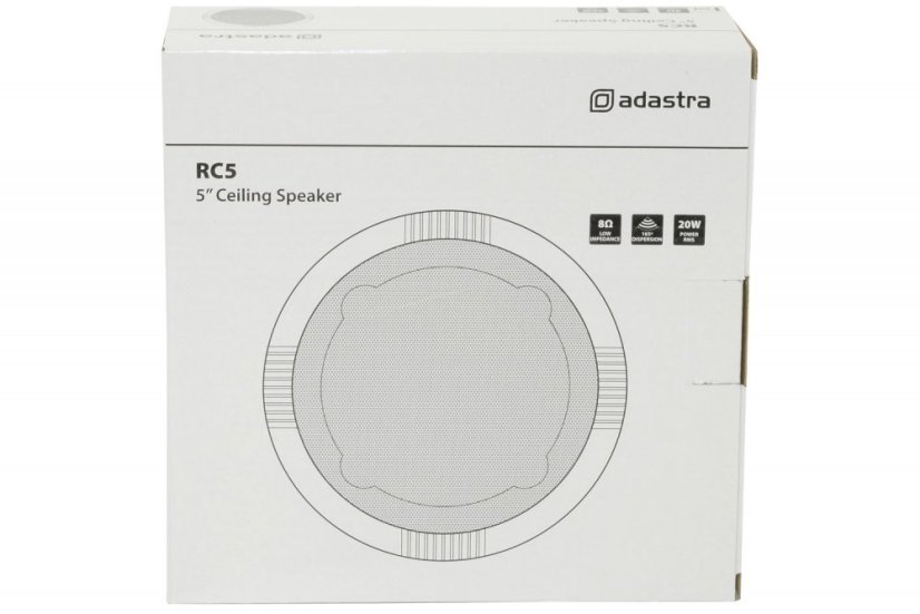 Adastra RC5, podhledový 5.25" reproduktor, 20W, bílý