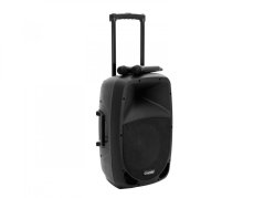 Omnitronic MES-15BT2, mobilný 15" zvukový systém, MP3/BT/USB/2x UHF