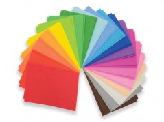 Sada farebných penových listov A5, 20 farieb