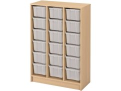 Skříň s kontejnery - OPTIMA - XL - 18 velkých kontejnerů (více barev)