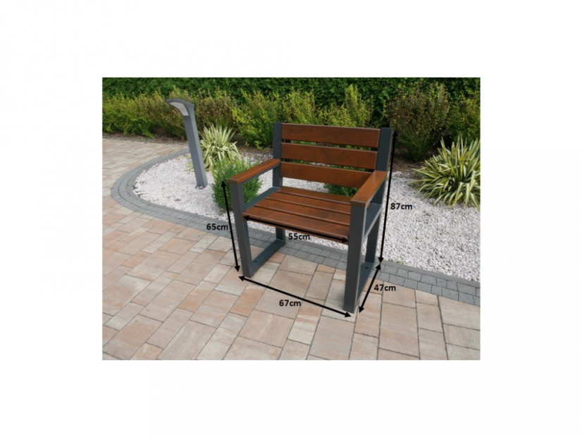 Garden set TRENDY 9 (Alder) - Shade: Nut