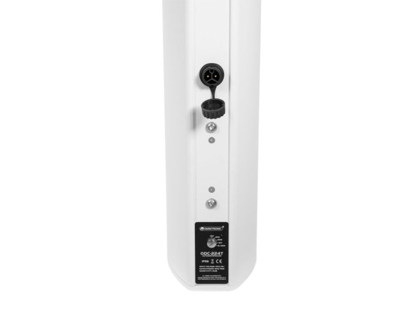 Omnitronic ODC-224T, vonkajší stĺpový reproduktor biely