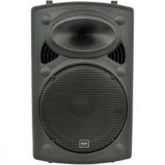 QTX QR15PA, mobilný 15" zvukový systém MP3/SD/USB/2x VHF, 250W