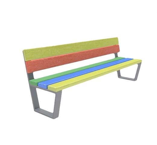 Detská vonkajšia lavička DADOS - Prevedenie: Pätky (priskrutkovanie), Rozmer: 150 cm