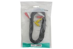 AV:link kábel 3x RCA samec - 3x RCA samec, 5 m