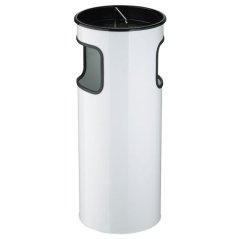 Odpadkový kôš s popolníkom - biely 50 l.