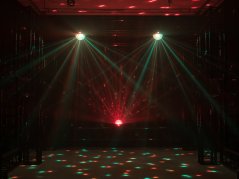 Eurolite LED Half Ball 6x 1W RGBAW DMX, paprskový efekt