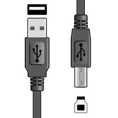 AV:link USB 2.0 typ A zástrčka k typu B zástrčka kábla 1,5m