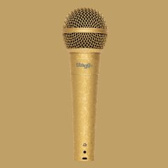 Stagg SDM50 GD, dynamický mikrofón, špeciálna zlatá edícia