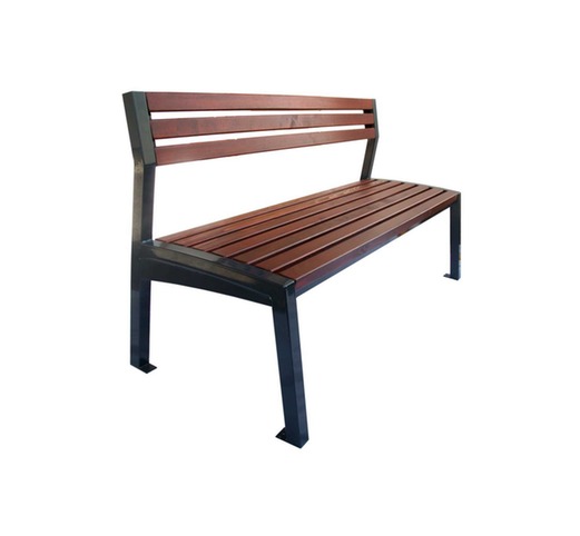 Kovová lavička LEILA - Provedení: Volně stojící, Rozměr: 150 cm