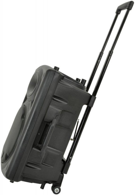 QTX QR12PA, mobilní 12" zvukový systém MP3/SD/USB/2x VHF, 200W