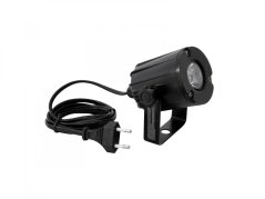 Eurolite LED spot 3W, 3200K, 6, čierny, bodový reflektor