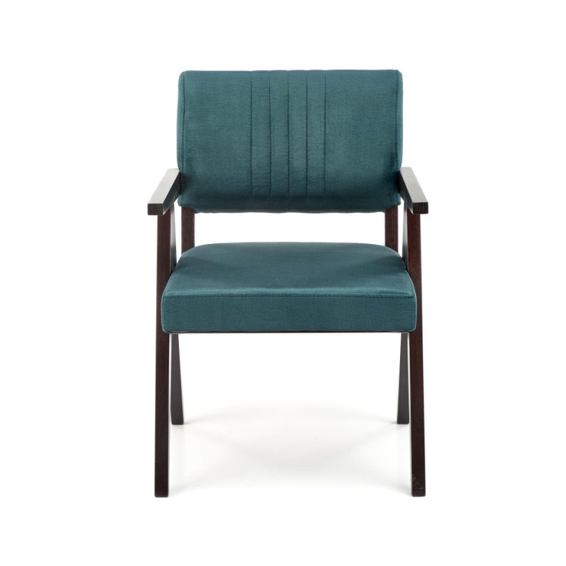 Chair MEMORY (Ebony / Dark green)