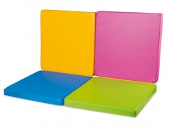 Čtyřdílné skládací matrace- Vícebarevné