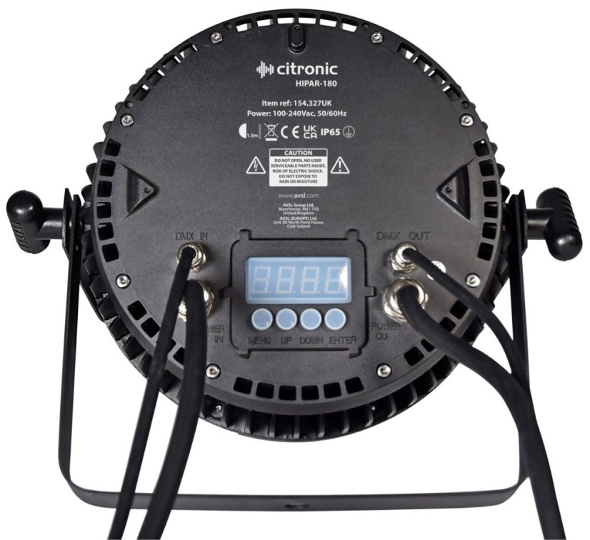 Citronic HIPAR-180, 180W vonkajšie RGBWA-UV Slim PAR