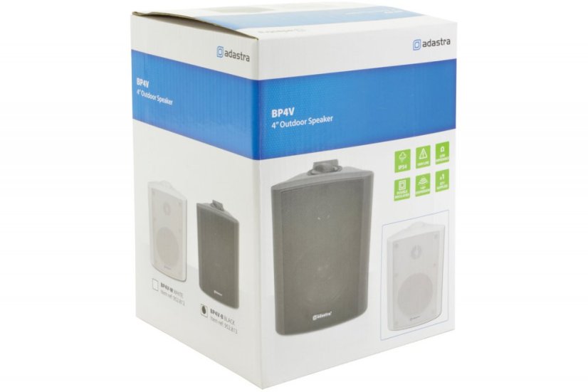 Adastra BP4V-B, 100V nástěnný 4" reproduktor, 35W, IP54, černý