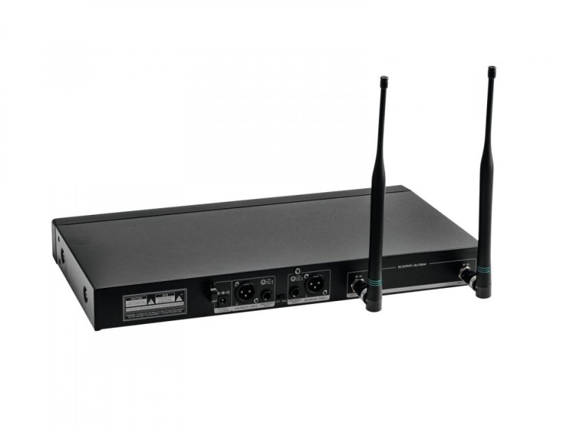 Relacart UR-222D, 2-kanálový bezdrôtový mikrofónny set 823-832 MHz + 863-865 MHz