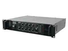 Omnitronic MPZ-250.6, 100V 6-zónový mixážny zosilňovač, 250W