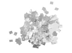 Tcm Fx metalické konfety, kapky deště 6x6mm, stříbrné, 1kg