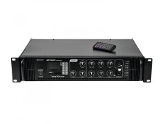 Omnitronic MP-60P, 100V mixážny zosilňovač, 60W, MP3