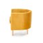 Armchair CLUBBY 2 (Yellow / Natural)