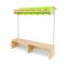 Dressing bench green CRAYON (6 places)