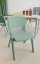 Dětská plastová židle máta - Velikost: 24 cm