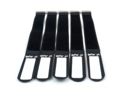 Gafer.pl Tie Straps, viazacie pásky, 25x260mm, 5 ks, čierne
