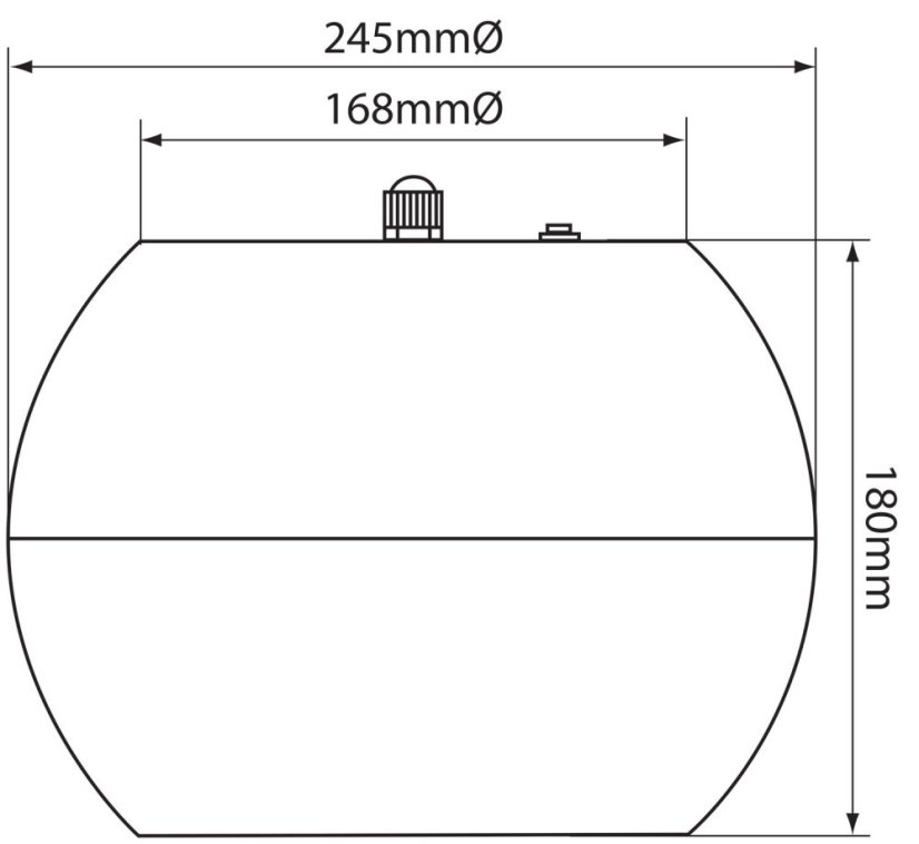 Adastra PS50-B závěsný reproduktor, černý