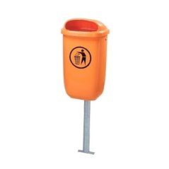 Plastový odpadkový kôš 50 l – oranžový
