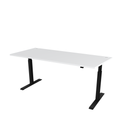 Height adjustable desk OFYS - white (70 x 120 cm)