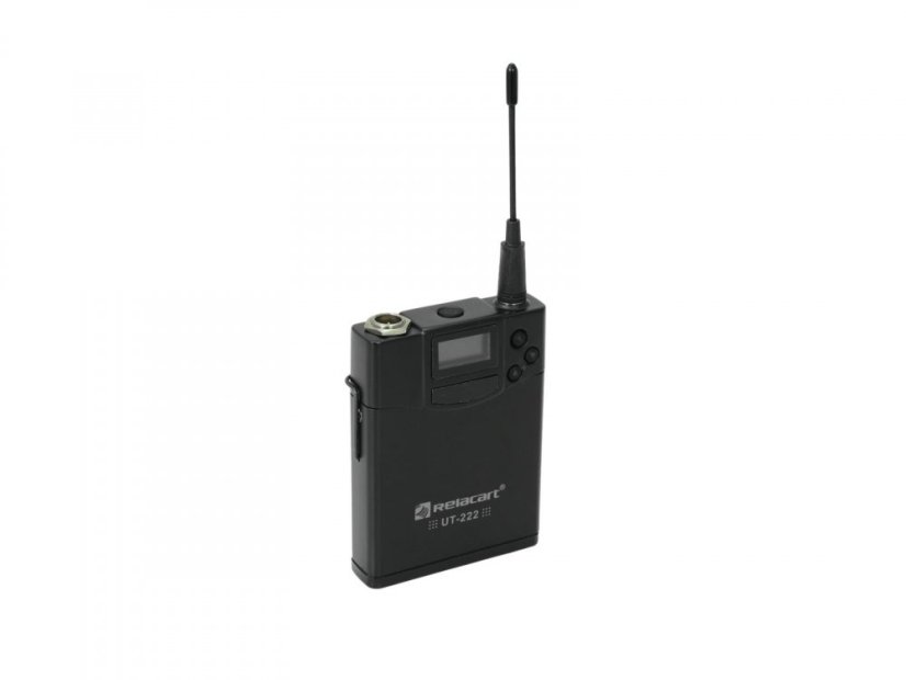 Relacart UR-222D, 2-kanálový bezdrôtový mikrofónny set 823-832 MHz + 863-865 MHz