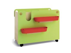 Vozík na výtvarnú výchovu bez pomôcok (plastové boxy)