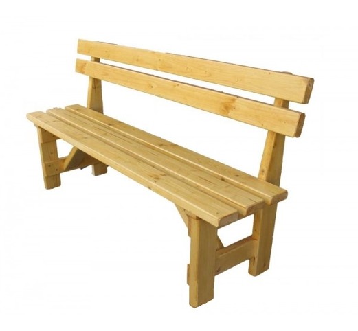 Drevená lavička JELEN - Rozmer: 150 cm