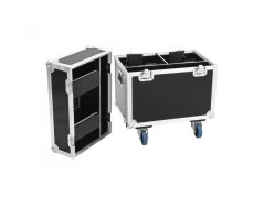 Roadinger Transportní Case pro 2x LED Eurolite LED TMH-75, otočná hlavice