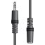 AV:link kábel 1x Jack 3.5mm stereo samec - 1x Jack 3.5mm stereo samica, 3 m