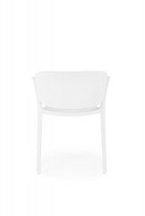 Stolička- K491- Biela plastová