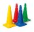 Barevné vysoké kužely s otvory (4 ks)