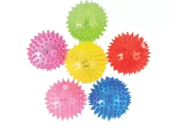 Svítící senzorické míčky - barevní ježci