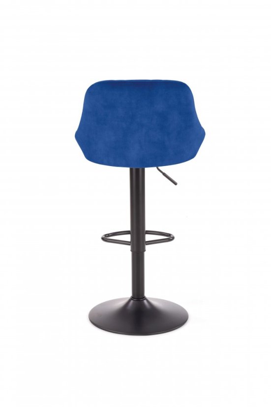 Barová stolička- H101- Tmavo modrá