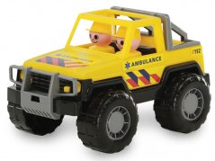 Jeep ambulance s figurkami