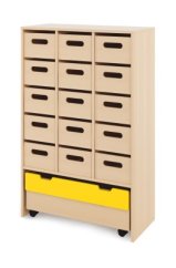 Skriňa XL + veľké drevené kontajnery a truhla - CLASSICAL