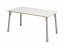 Výškovo nastaviteľný stôl obdĺžnik - Biela - Rozmer: 138x69 cm, Veľkosť výškovo staviteľná: 1-3