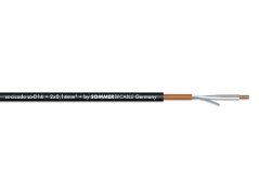 Sommer Cable mikrofonní kabel CICADA, 2x0,14 mm, černý, 100 m cívka