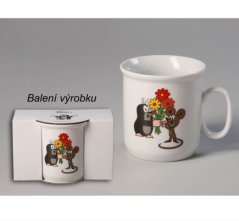 Hrnček - Krtko (myš a kvetina)