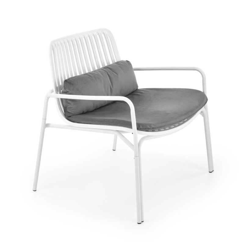 Armchair MELBY (Gray / White)